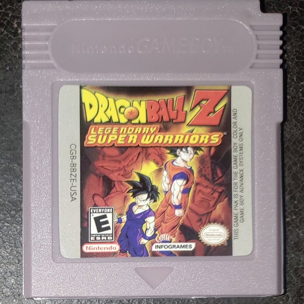 DBZ Legendary Super Warriors GBC Video Game Gameboy Color